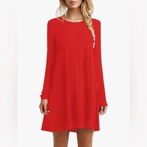 Women's Long-Sleeve T-Shirt Dress